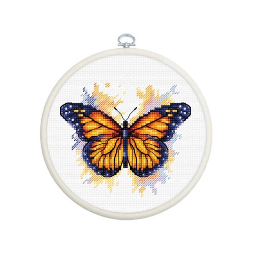 (image for) The Monarch Butterfly Counted Cross Stitch Kit